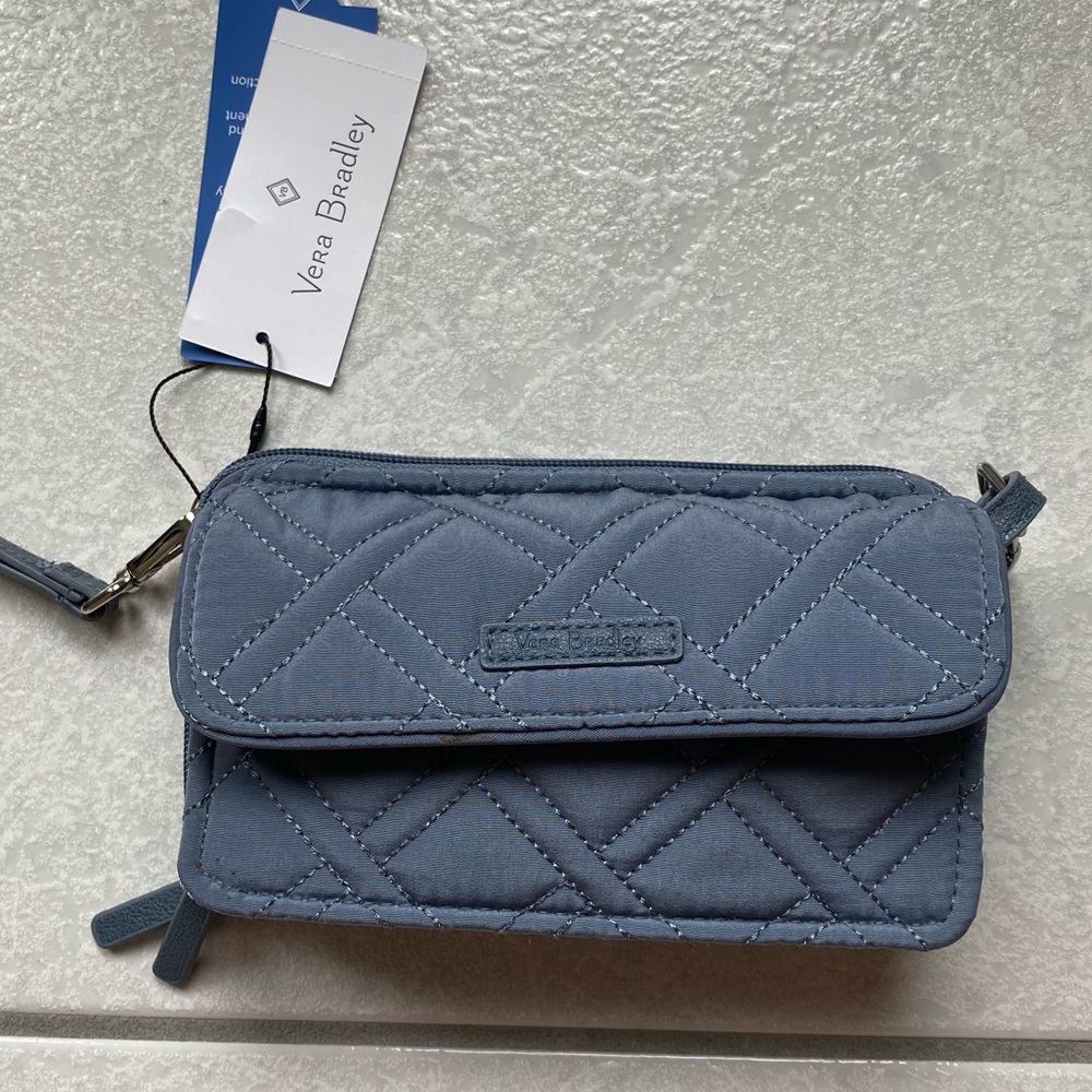 Vera Bradley NWT plum/blue wallet wristlet